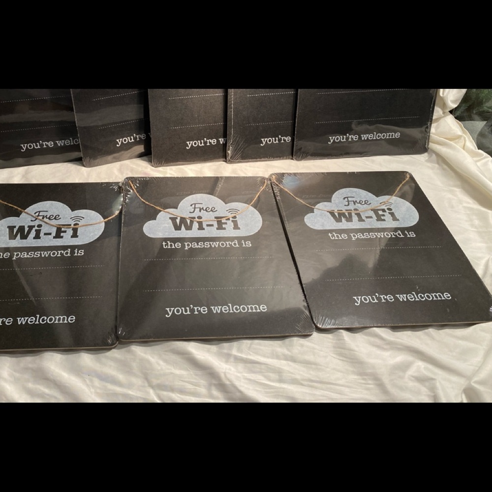 Wifi chalkboard 1 (pack  of 7)